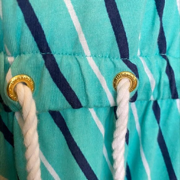 NWT Tommy Hilfiger Maxi Stripe Nautical Sleeveless Elastic Drawstring Dress - Picture 4 of 8